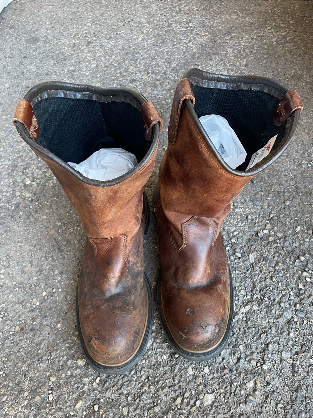 Red Wing 2272 DynaForce Mens Brown Leather Steel Toe Work Boots Size 11 E2
